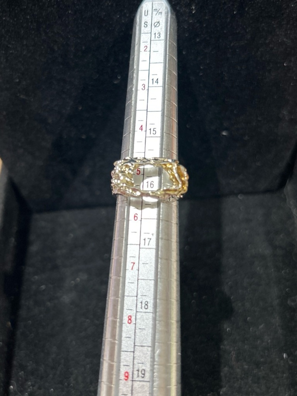Silver adjustable ring - Picture 2 of 4